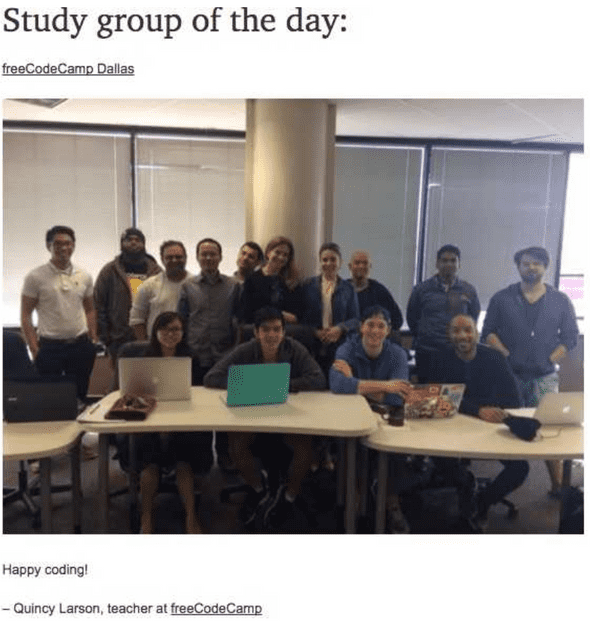 freeCodeCamp Dallas study group