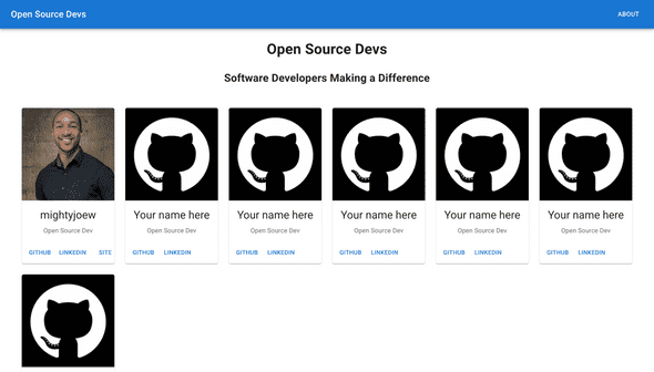 Open Source Devs UI